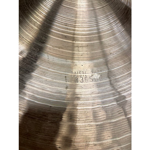 Used Paiste 20in 2002 Power Ride Cymbal