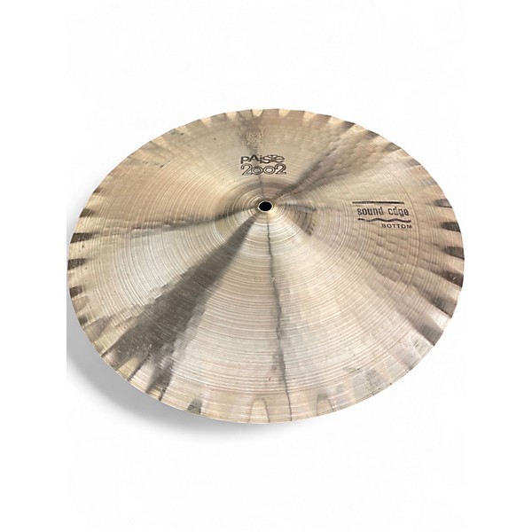 Used Paiste 15in 2002 Sound Edge HiHat Bottom Cymbal