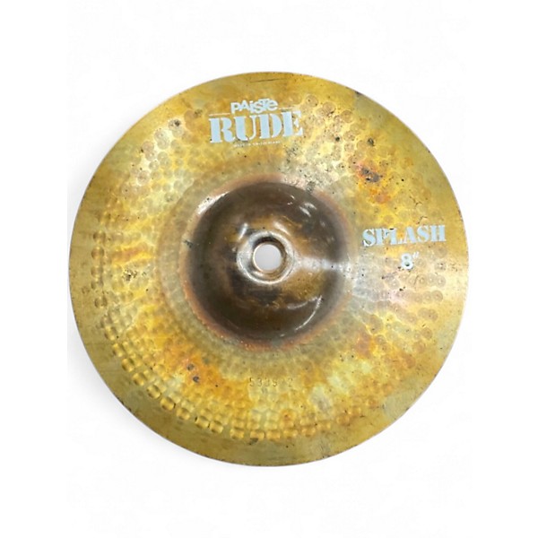 Used Paiste 8in RUDE Splash Cymbal