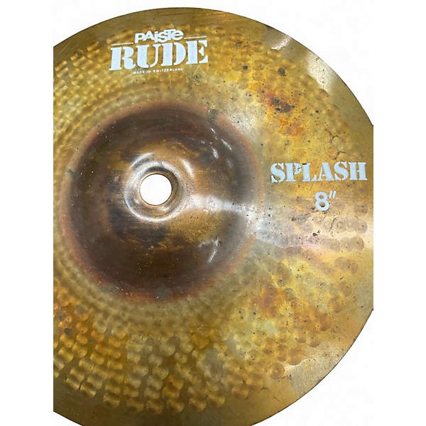 Used Paiste 8in RUDE Splash Cymbal