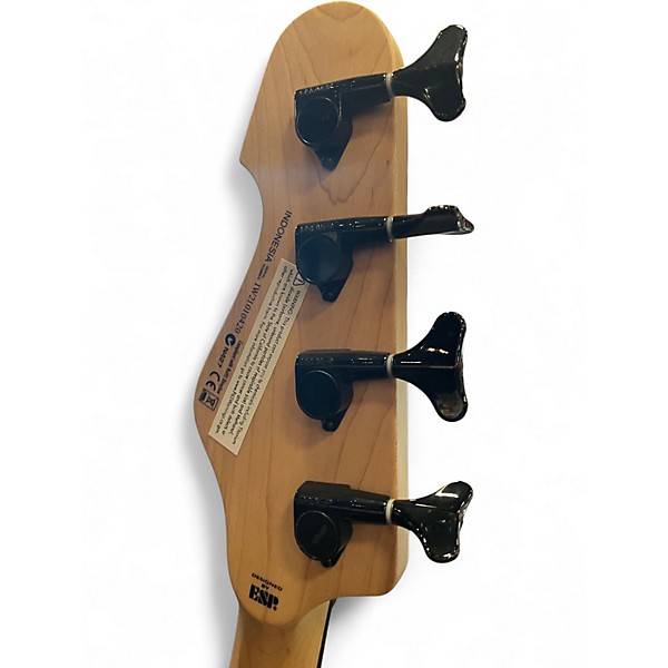 Used ESP E-II AP-4 4-String Blue Electric Bass Guitar