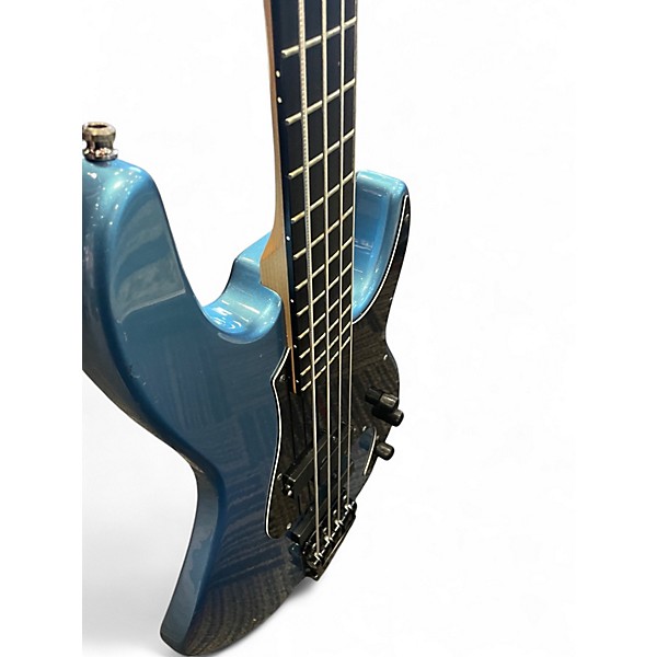 Used ESP E-II AP-4 4-String Blue Electric Bass Guitar