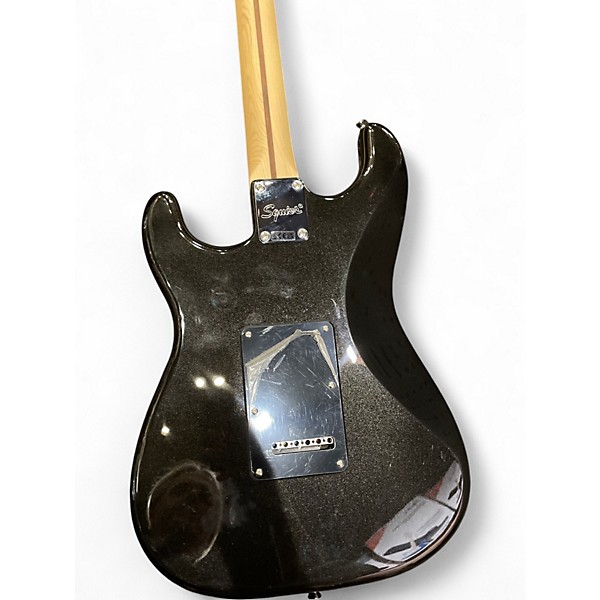 Used Squier Affinity Stratocaster Metallic Black Solid Body Electric Guitar