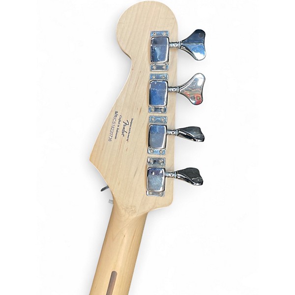 Used Squier Bronco Black Electric Bass Guitar