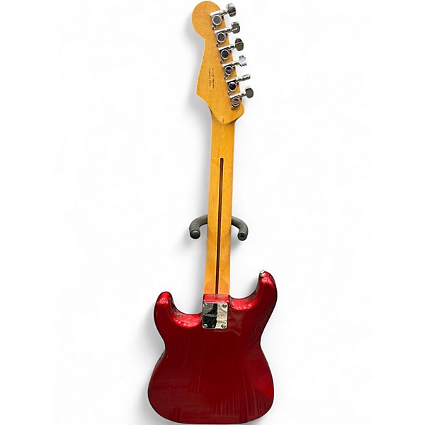 Used Starcaster by Fender MINI STRATOCASTER Candy Apple Red Electric Guitar