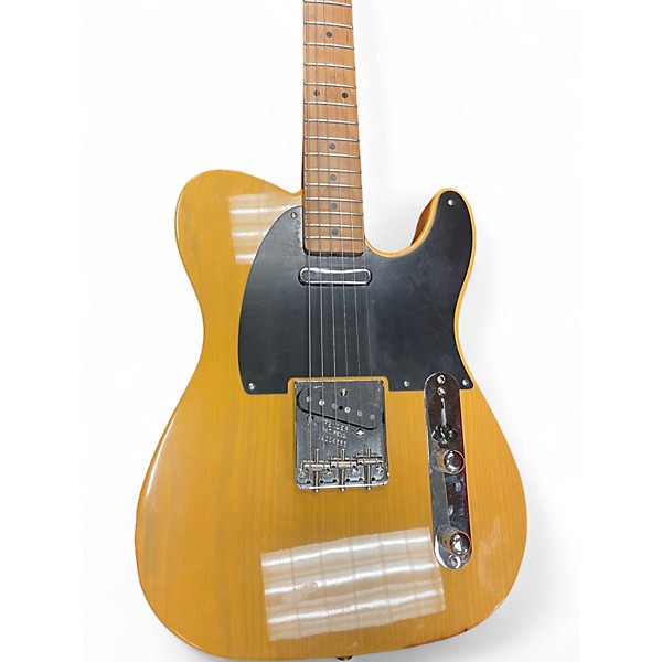 Used Fender American Vintage Thin Skin 1952 Telecaster Worn TV Yellow Solid Body Electric Guitar