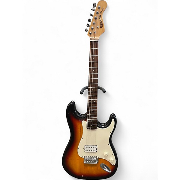 Used Indiana SUPER STRAT 3 Color Sunburst Solid Body Electric Guitar