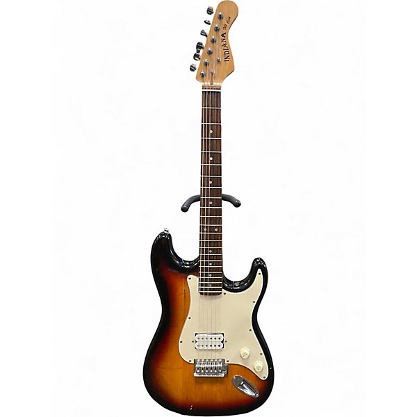 Used Indiana SUPER STRAT 3 Color Sunburst Solid Body Electric Guitar