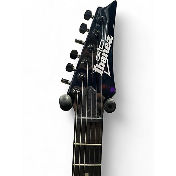 Used Ibanez RG320 Transparent Black Sunburst Solid Body Electric Guitar