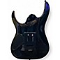 Used Ibanez RG320 Transparent Black Sunburst Solid Body Electric Guitar
