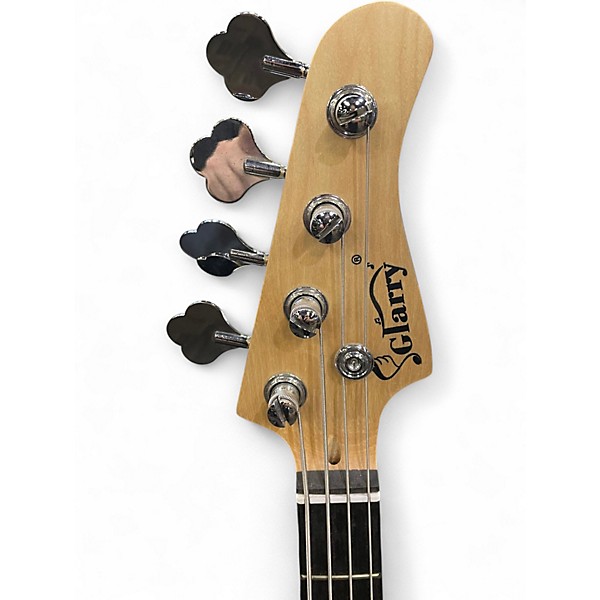 Used Glarry BASS Natural Electric Bass Guitar