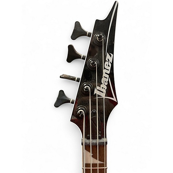 Used Ibanez RGB300 Black Flat Electric Bass Guitar