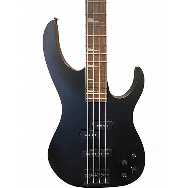 Used Ibanez RGB300 Black Flat Electric Bass Guitar