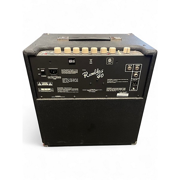 Used Fender Rumble V3 40W 1x10 Bass Combo Amp