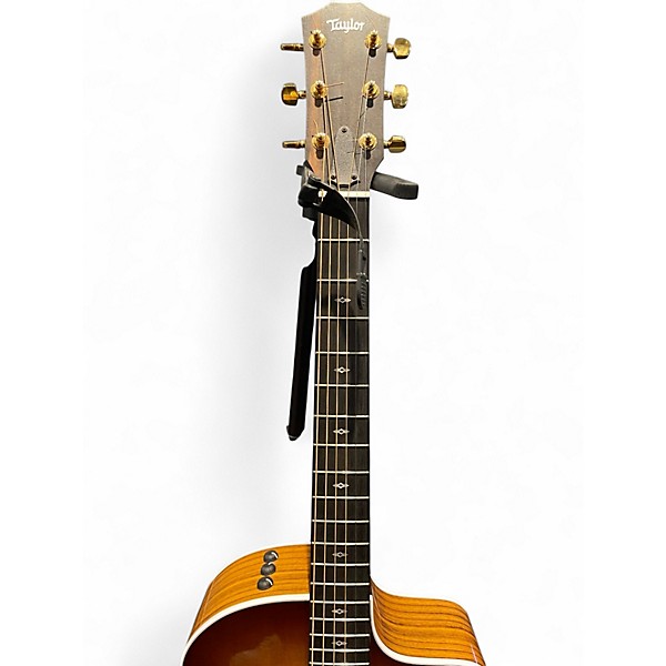 Used Taylor Sunset Blvd 214CE DLX Series Sandburst Acoustic Electric Guitar