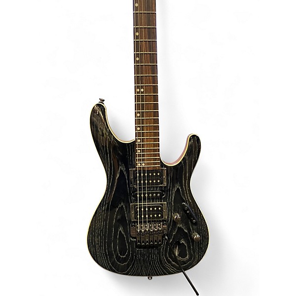 Used Ibanez S570H BLACK WOOD Solid Body Electric Guitar