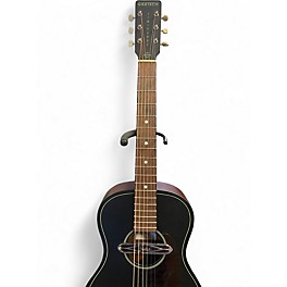 Used Gretsch Guitars Jim Dandy Deltoluxe Concert Black Acoustic Electric Guitar