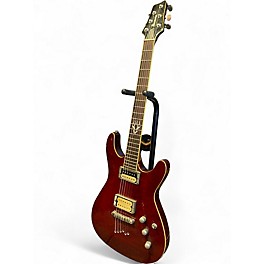 Used Ibanez SZ520QM Trans Red Solid Body Electric Guitar