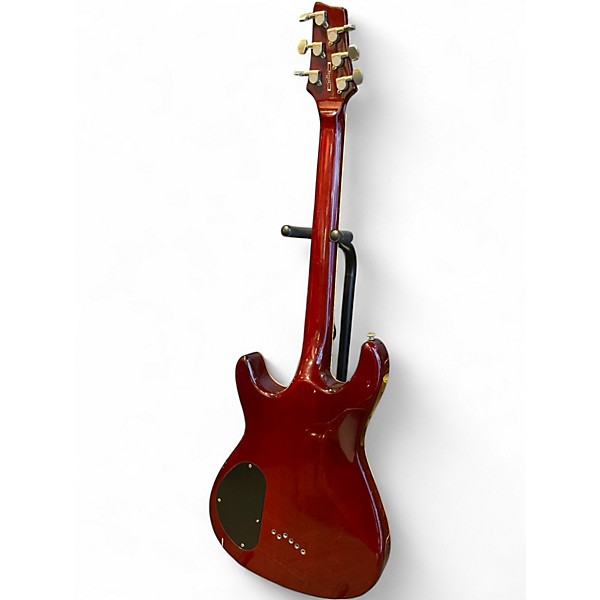 Used Ibanez SZ520QM Trans Red Solid Body Electric Guitar