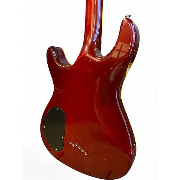 Used Ibanez SZ520QM Trans Red Solid Body Electric Guitar