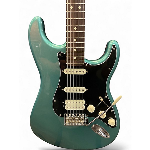 Used Fender American Professional Classic Stratocaster HSS Sherwood Green Solid Body Electric Guitar