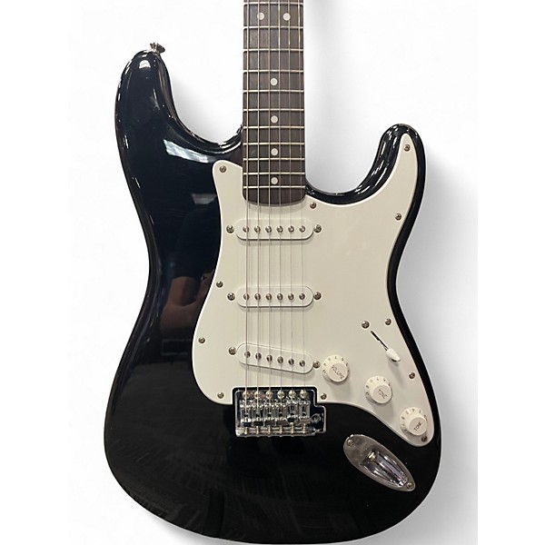 Used Squier Affinity Stratocaster Black Solid Body Electric Guitar