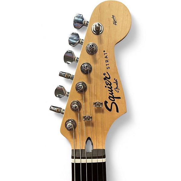 Used Squier Affinity Stratocaster Black Solid Body Electric Guitar