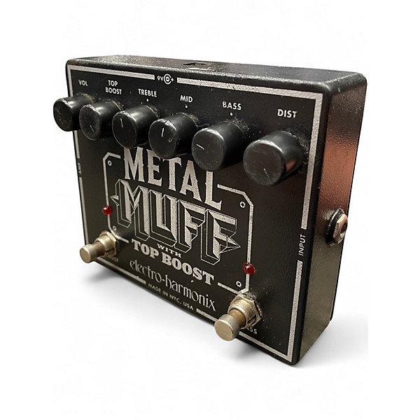 Used Electro-Harmonix Metal Muff Distortion With Top Boost Effect Pedal