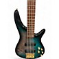 Used Ibanez SR405 5 String Tropical Seafloor Burst Electric Bass Guitar