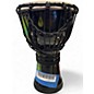 Used X8 Drums 8in Lava Lamp Djembe Green Lava Drum