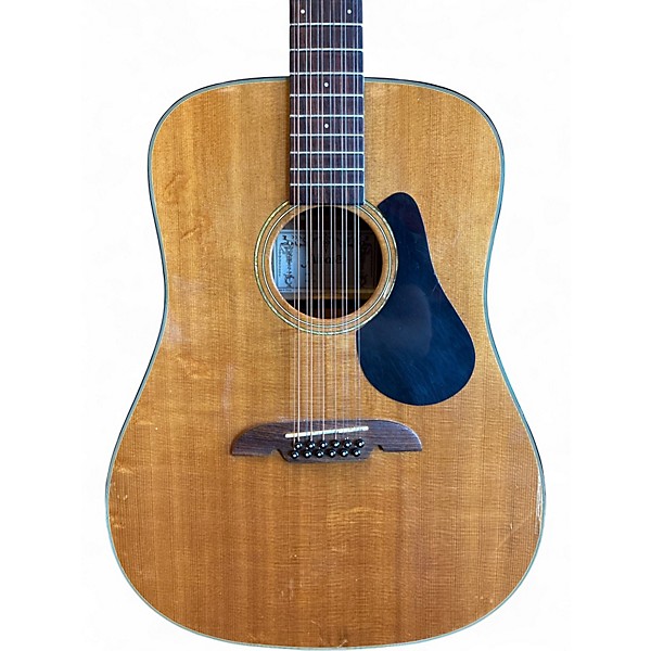 Used Alvarez RD20S12 Natural 12 String Acoustic Electric Guitar
