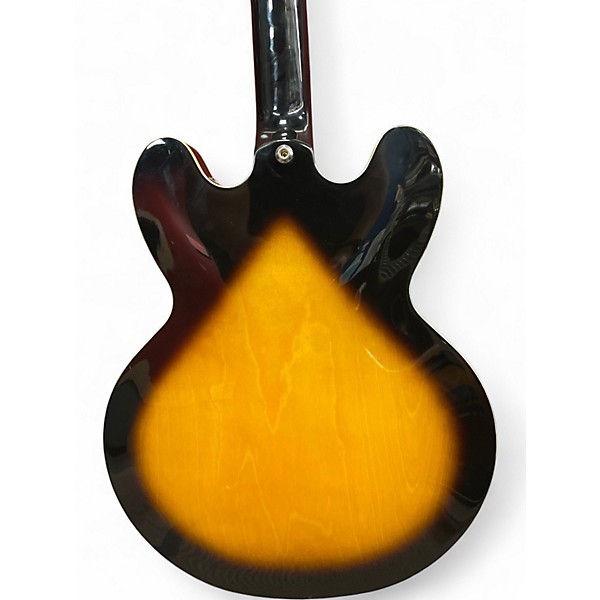 Used Epiphone Dot Deluxe VS Sunburst Hollow Body Electric Guitar