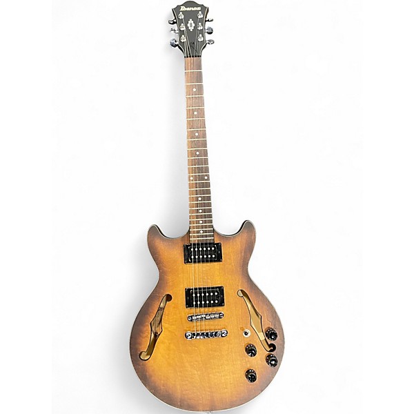 Used Ibanez AS73 Artcore Brown Sunburst Hollow Body Electric Guitar