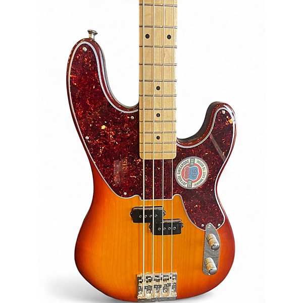 Used 2018 Fender STANDARD TELE P BASS Sunburst Electric Bass Guitar