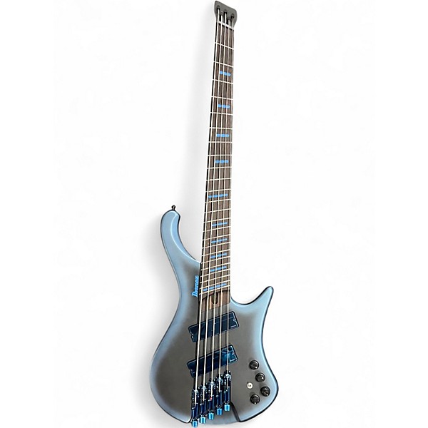 Used Ibanez EHB5MSBSP 5 STRING MIDNIGHT ARCTIC OCEAN Electric Bass Guitar