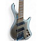 Used Ibanez EHB5MSBSP 5 STRING MIDNIGHT ARCTIC OCEAN Electric Bass Guitar