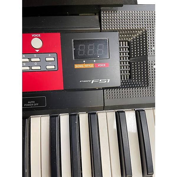 Used Yamaha PSRF51 61 Key Portable Keyboard