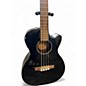 Used Fender CB60 Black Acoustic Bass Guitar