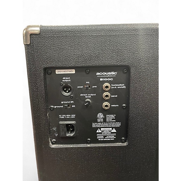 Used Acoustic B100C Bass Combo Amp
