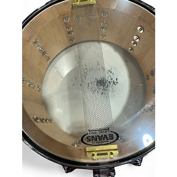 Used Gretsch Drums 14in maple stave snare Natural Drum