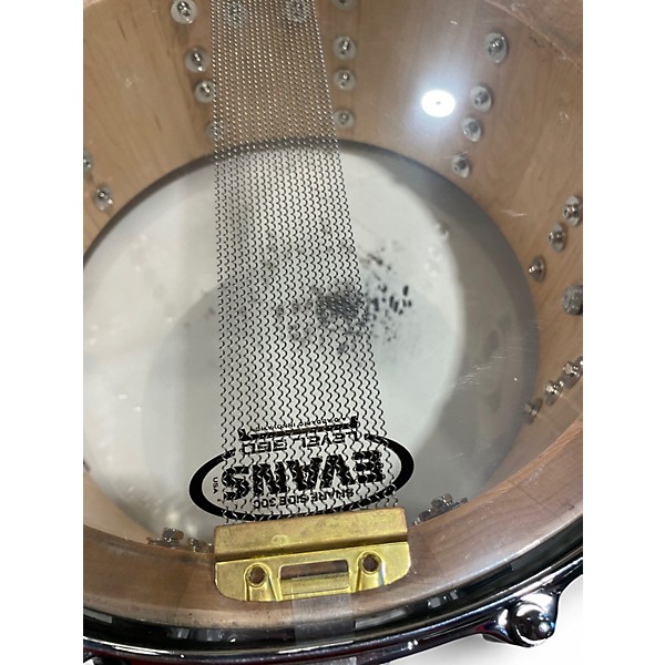Used Gretsch Drums 14in maple stave snare Natural Drum