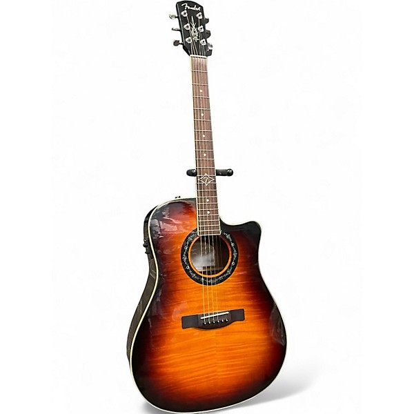 Used Fender T Bucket 300CE Sunburst Acoustic Electric Guitar