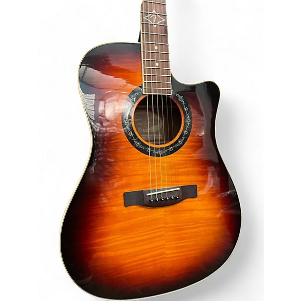 Used Fender T Bucket 300CE Sunburst Acoustic Electric Guitar