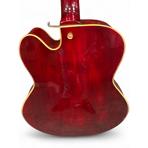 Used Jay Turser Monterey  Wine Red Hollow Body Electric Guitar