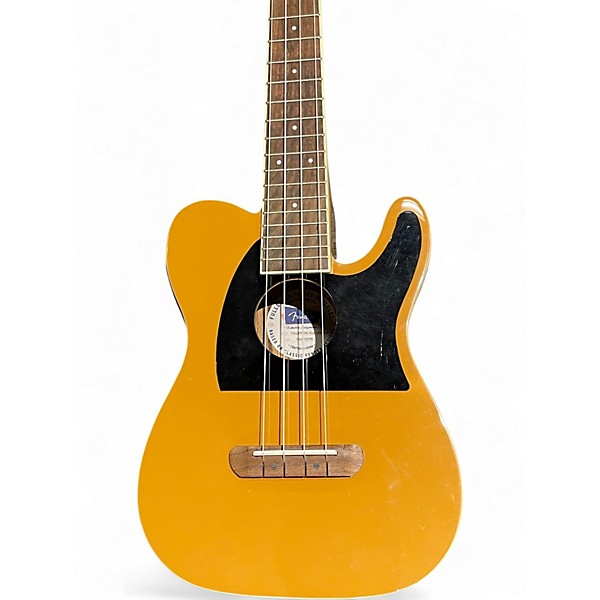 Used Fender Fullerton Tele Uke BTB Natural Ukulele