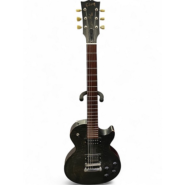 Used Gibson Les Paul BFG Gator Carved Top Black Solid Body Electric Guitar