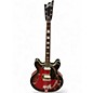 Used Univox Custom Crimson Red Burst Hollow Body Electric Guitar thumbnail