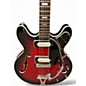 Used Univox Custom Crimson Red Burst Hollow Body Electric Guitar