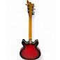 Used Univox Custom Crimson Red Burst Hollow Body Electric Guitar