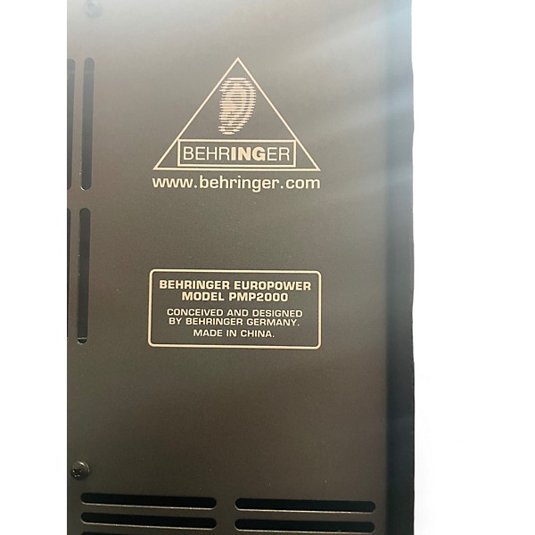 Used Behringer europower pmp2000 Powered Mixer